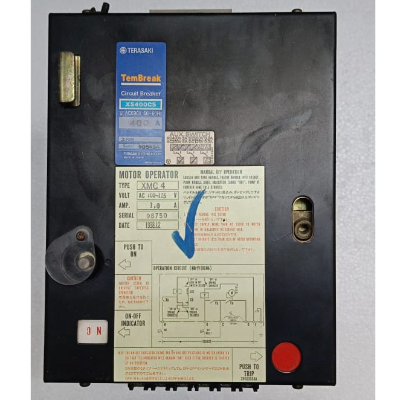 Terasaki air circuit breaker XS400CS with motor operator XMC 4 ELECTRIC z3marine.com